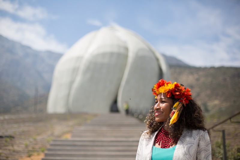 Ninth Bahá'í House of Worship - Continental -  Santiago, Chile, South America -  Mother Temple of South America - Photograph #3